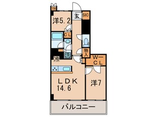 パ－クアクシス豊洲の物件間取画像